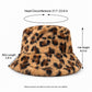 Faux Fur Bucket Hat Soft Plush Winter Casual Fashion Hat