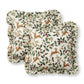 2 Pack Christmas Tree Ruffle Decorative Throw Pillow Covers