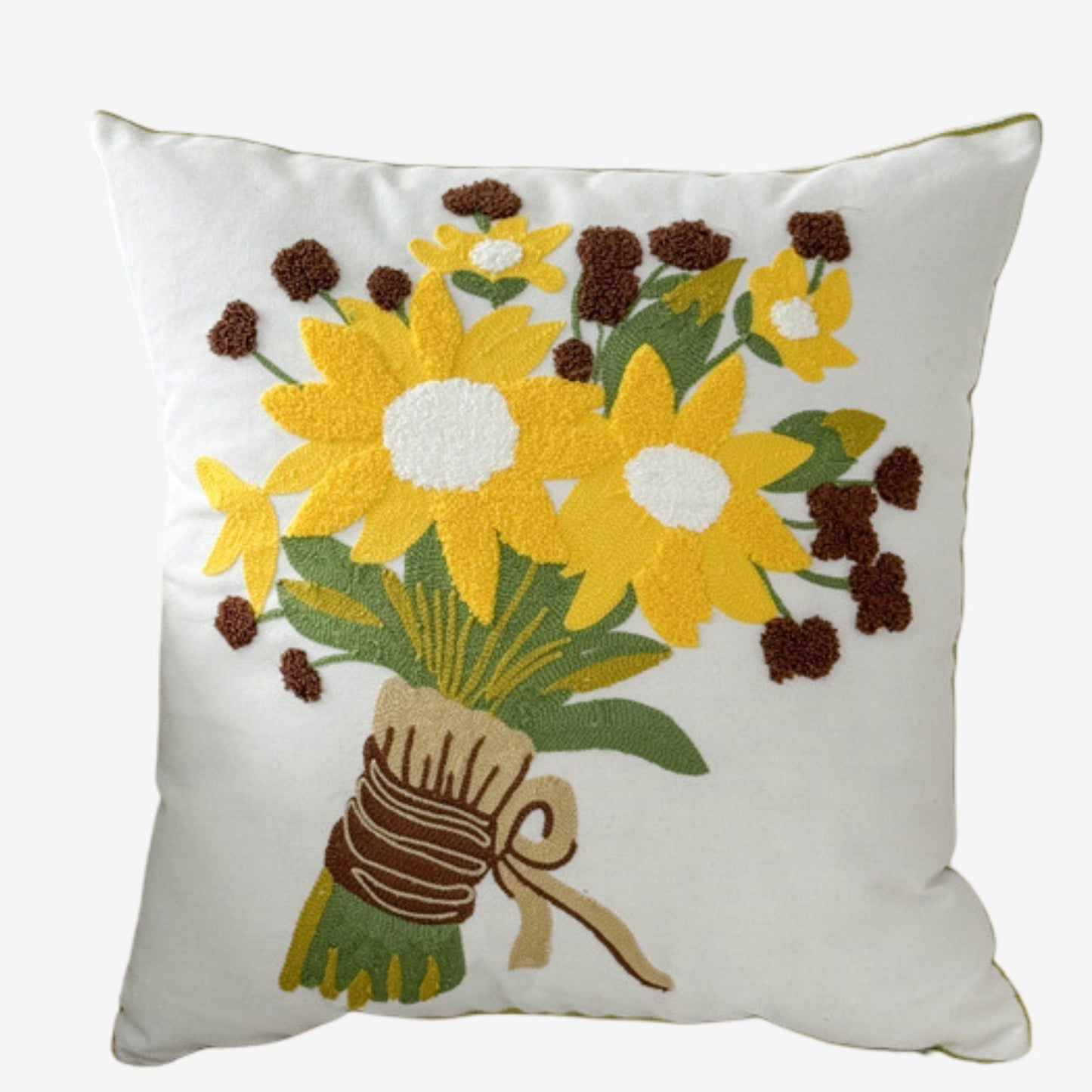 17.7*17.7in Canvas Throw Pillow Decorative Cushion for Home