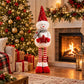 Adjustable Height Sequin Snowman Christmas Decoration