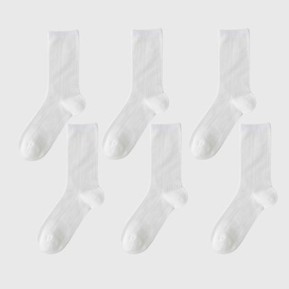Summer Ribbed Ankle Socks 6Pk