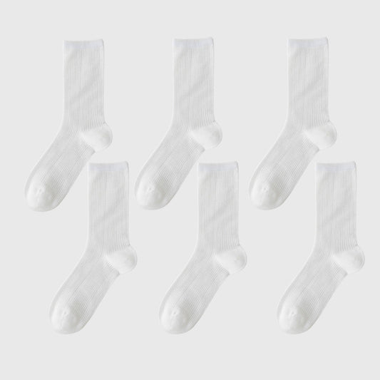 Summer Ribbed Ankle Socks 6Pk