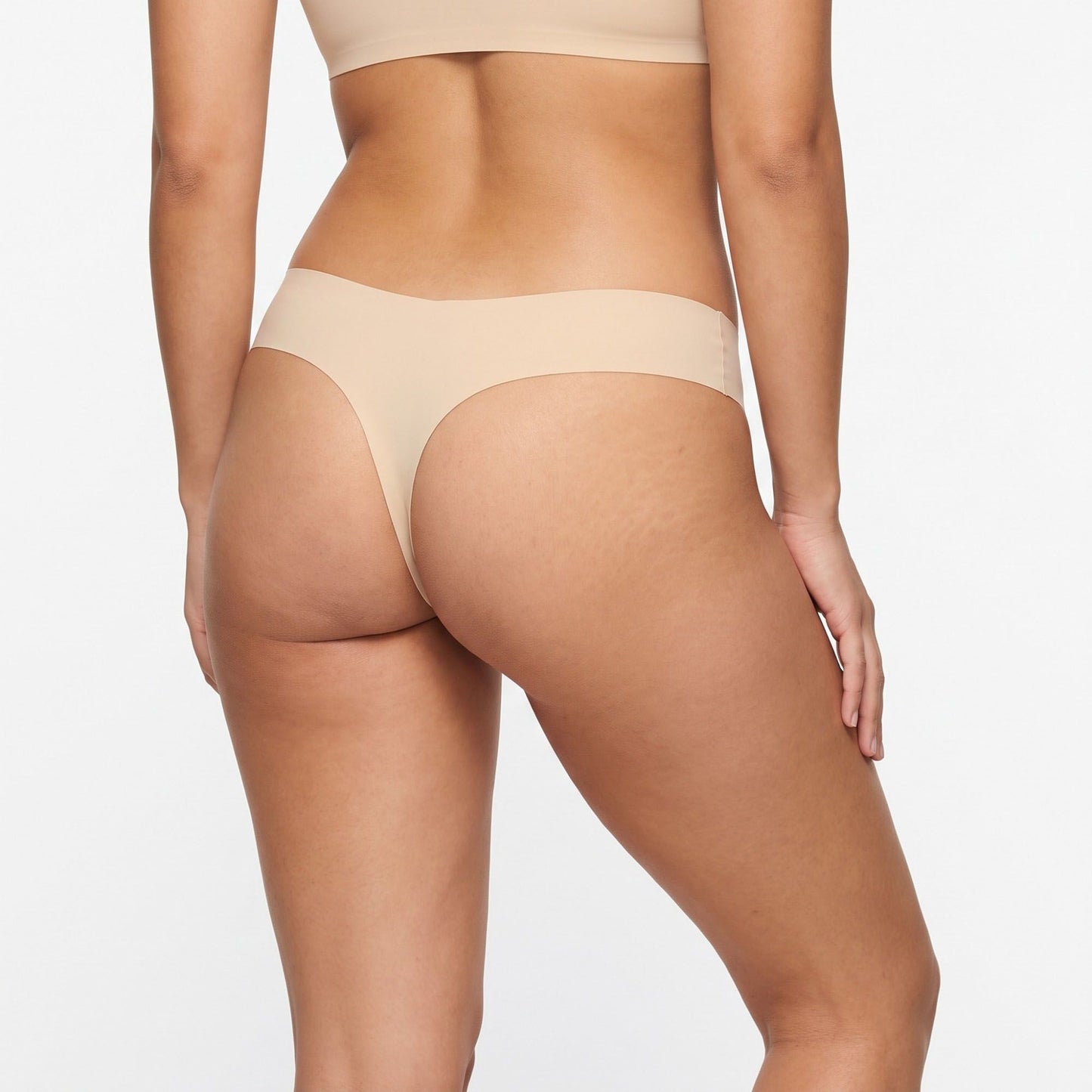 2 Pack Seamless Hipster and Thong Underwear Set