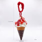 Bag Charm with Hanging Loop and Decorative Dessert Accent