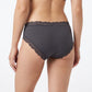 2 Pack Ribbed Floral Lace Bikini Underwear