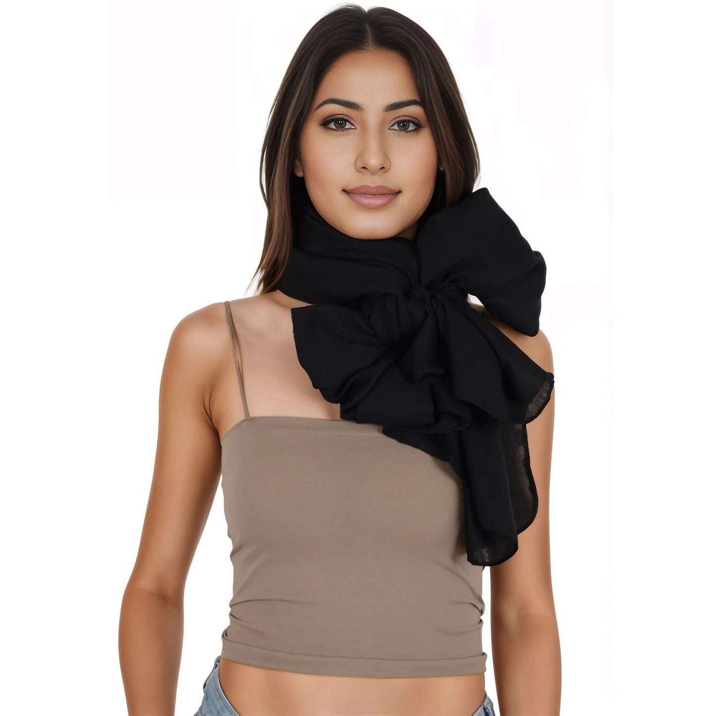 Lightweight Chiffon Long Fashion Scarves Solid