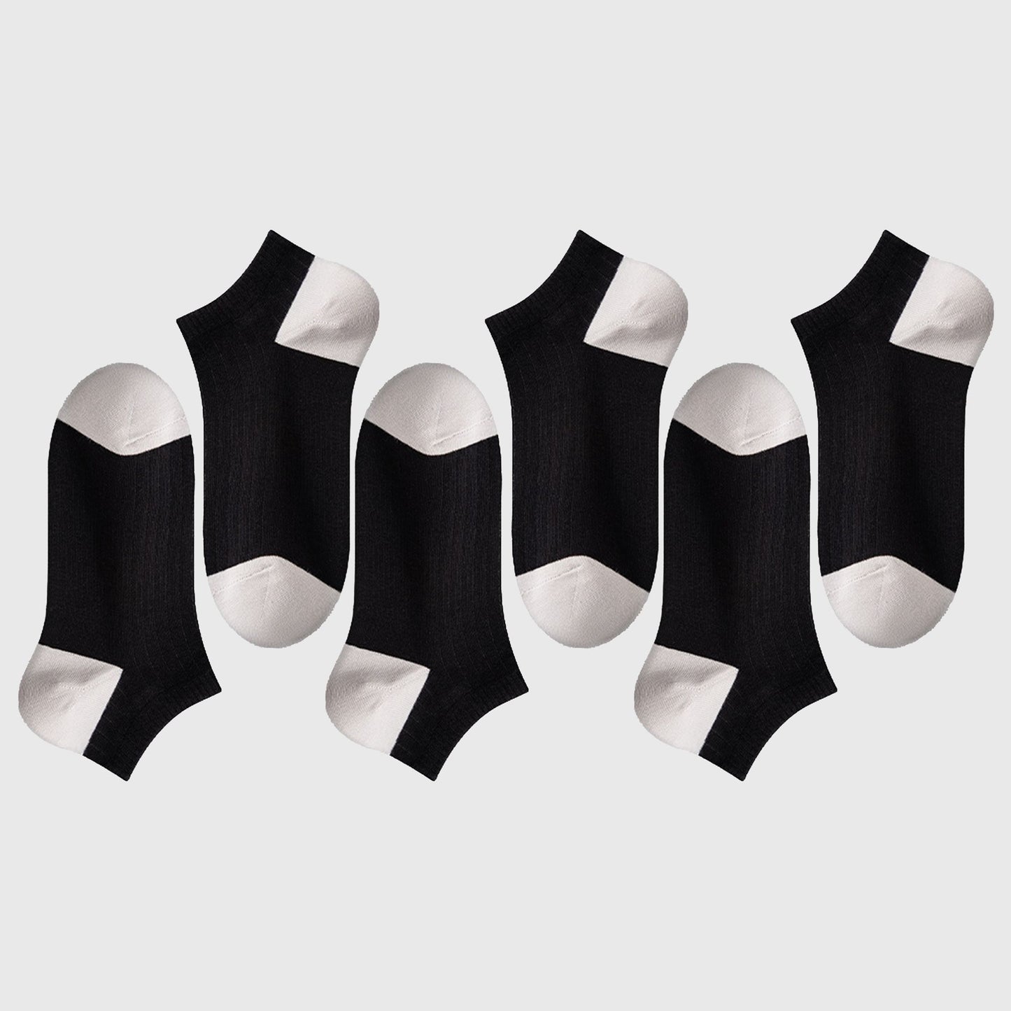 6pk Men's Casual Cotton Low - Cut Ankle Socks