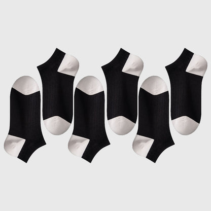 6pk Men's Casual Cotton Low - Cut Ankle Socks