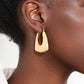 Women's Textured Geometric Hoop Earrings