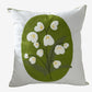 Canvas Decorative Throw Pillow Cover, Plant and Floral Print, 17.7*17.7in Square