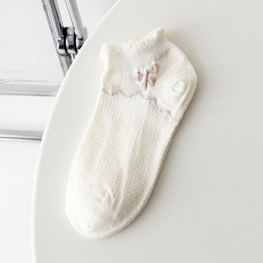 Adorable Summer Ruffle Ankle Socks 5pk