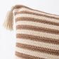 Boho Neutral Textured Accent Throw Pillow Cover