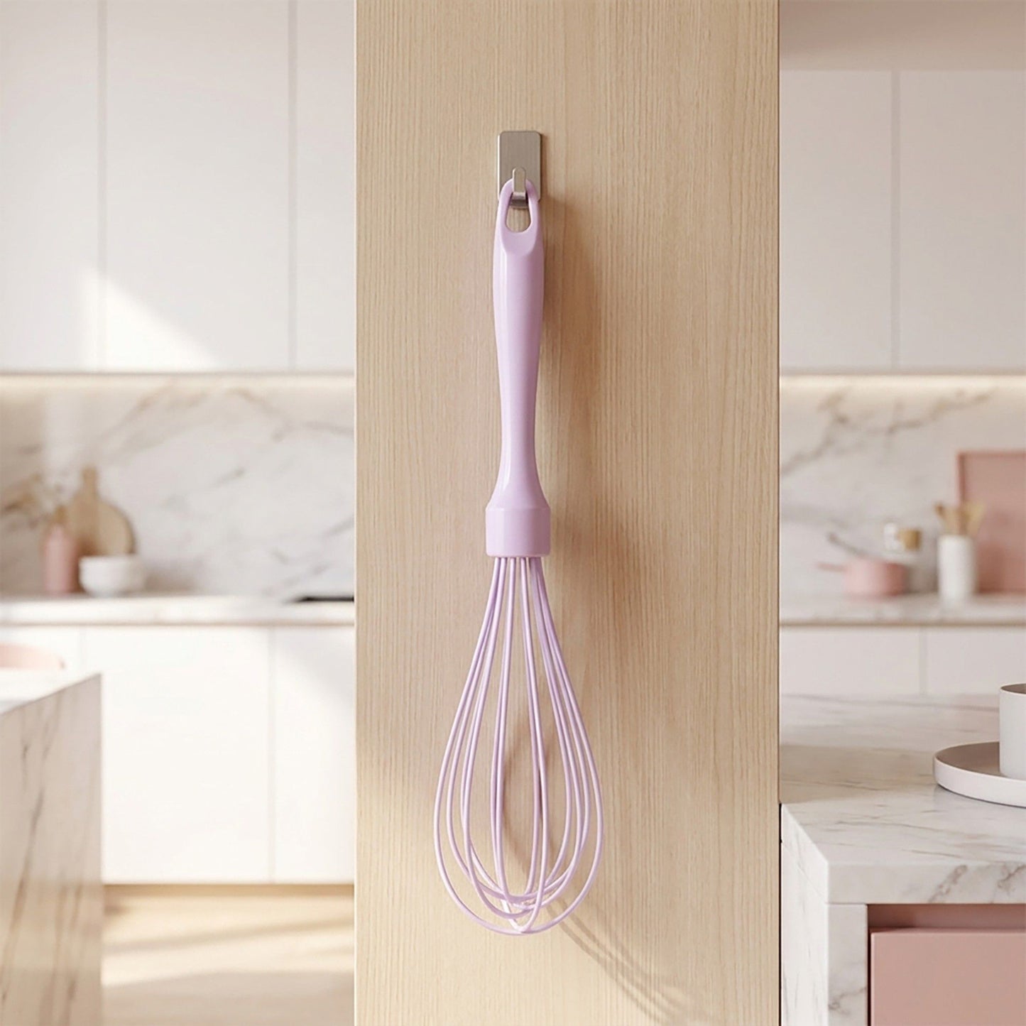 3-Piece Mini Silicone Whisk Set for Baking, Mixing and Kitchen Prep