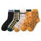 Women's 5-Pack Assorted Patterned Thick Knit Socks with Plaid and Holiday Prints