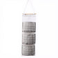 Hanging Wall Organizer with Three Pockets and Black Grid Pattern 22.5x7.8 in