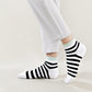 Men's 6pk Striped Casual Breathable Cotton Ankle Socks