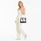 Clear PVC Mini Satchel Bag with Zipper Top and Detachable Chain Strap