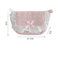 Cotton Crossbody Bag with Zipper Closure and Interior Pocket