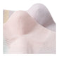 5 Pairs Women Cotton Ankle Socks with Pastel Striped Cuffs Soft Breathable Knit Fabric for Everyday Comfort
