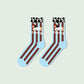 6pk Striped Ankle Socks - Cute Print Pattern Casual Socks for Daily Wear