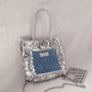 Sequined Mini Handbag Small Square Crossbody Bag for Women