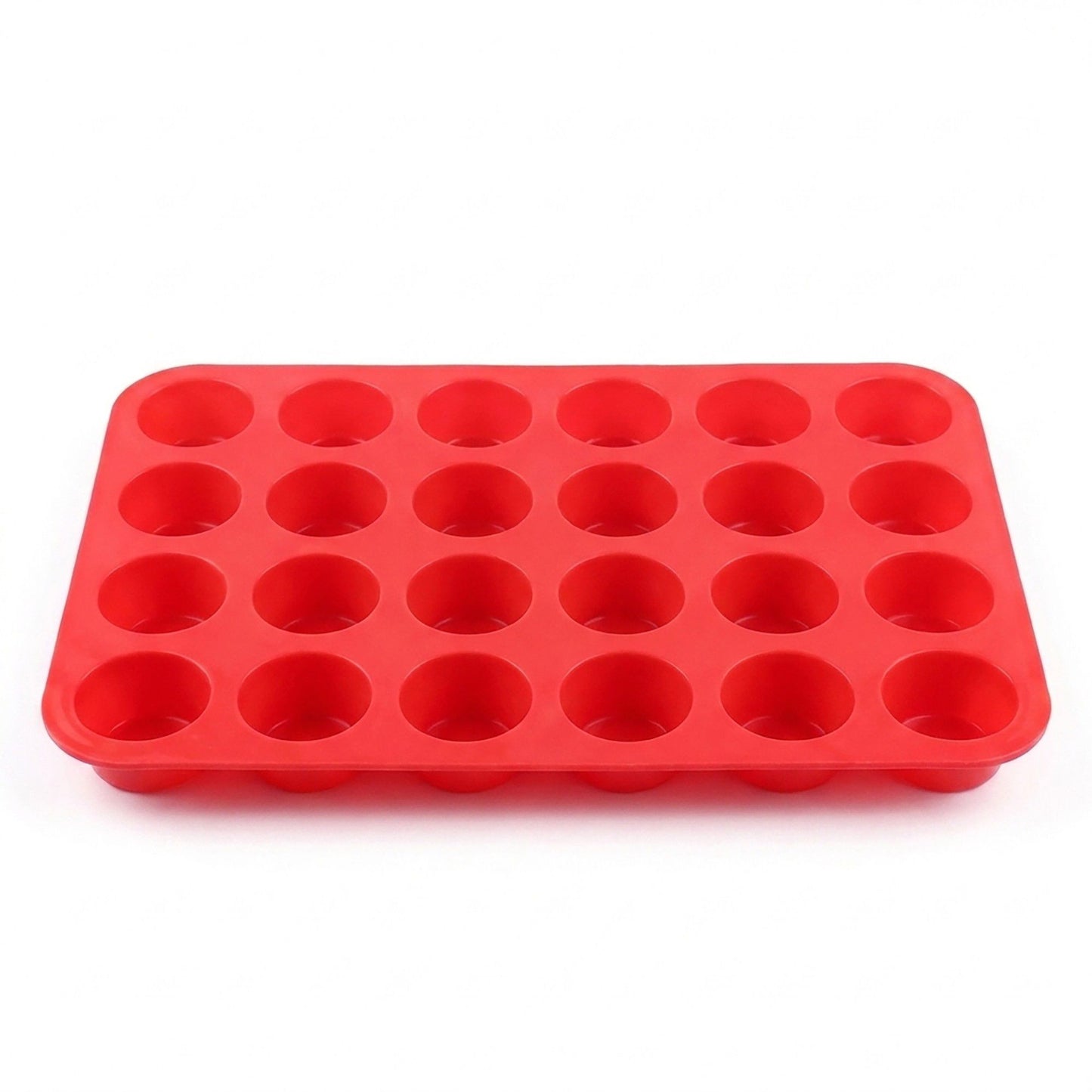 24-Cup Mini Muffin Pan - Non-Stick Bite-Sized Cupcake Mold for Baking