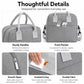 Insulated Lunch Tote Bag with Front Pocket and Adjustable Shoulder Strap