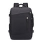 Multi-Compartment Travel Backpack with Padded Straps, Side Pockets and Compression Buckles