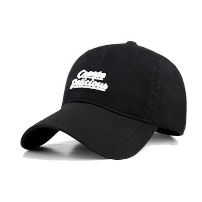 Womens Cotton Baseball Cap Adjustable Back Closure