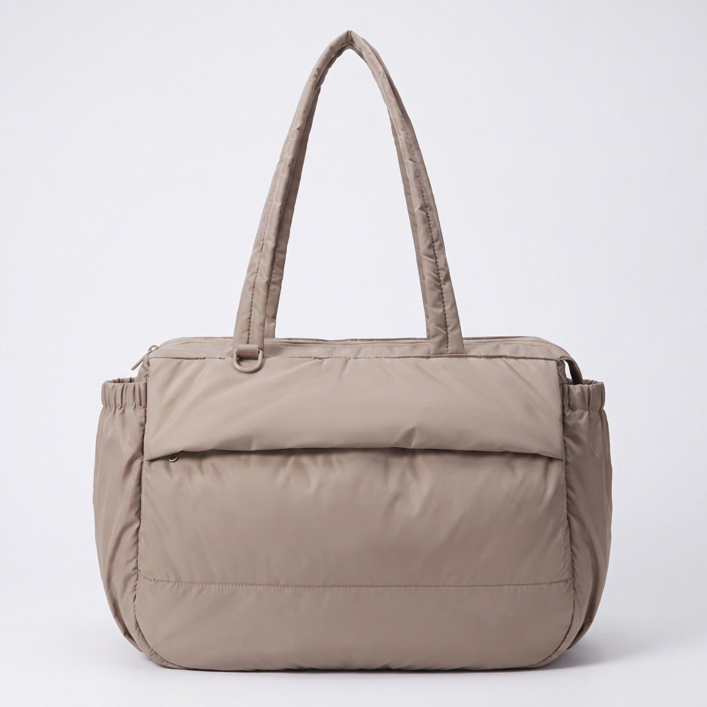Oversized Padded Tote Bag with Multi Outer Pockets and Long Padded Shoulder Straps 16.5x6.1x13in