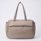 Oversized Padded Tote Bag with Multi Outer Pockets and Long Padded Shoulder Straps 16.5x6.1x13in