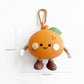 2-Piece Womens Pouch Bag Charm with Hanging Clip and Character Design