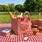 Large Quilted Storage Caddy Organizer Tote with Handles