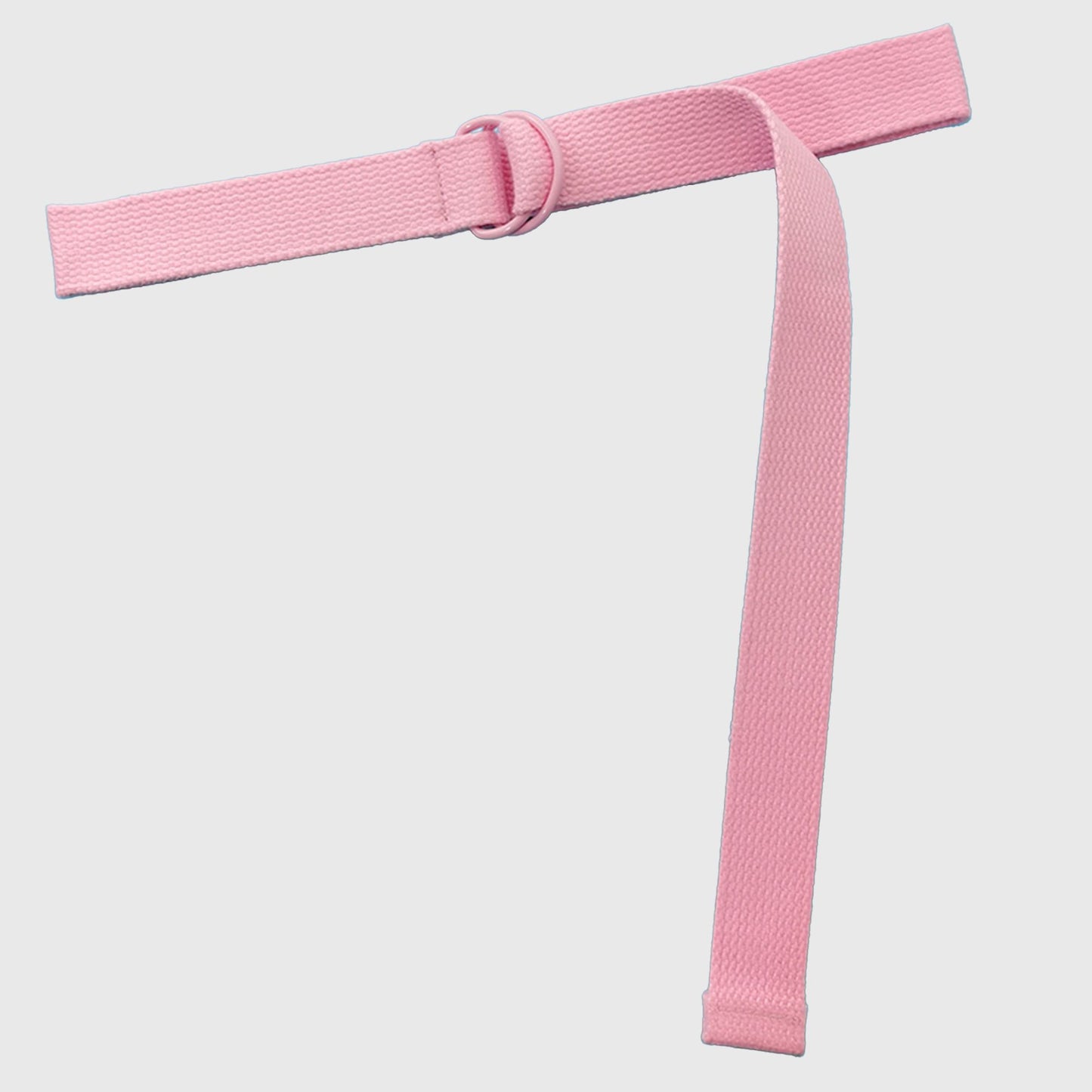 Thin Canvas Belt - Minimalist Loop Buckle Waist Belt for Dresses, Jeans & Casual Styling