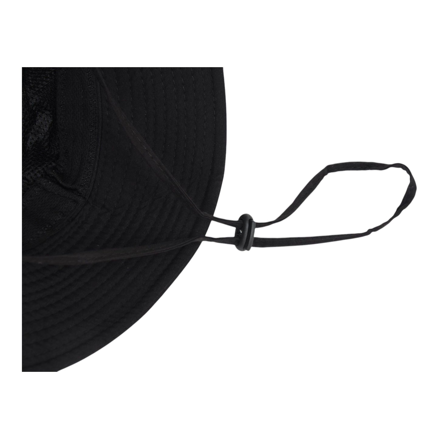 Wide Brim Bucket Hat with Colorful Ribbon Trim Breathable Mesh Lining and Adjustable Chin Strap for Outdoor Use