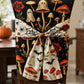 Halloween Dining Chair Back Cover with Decorative Bow