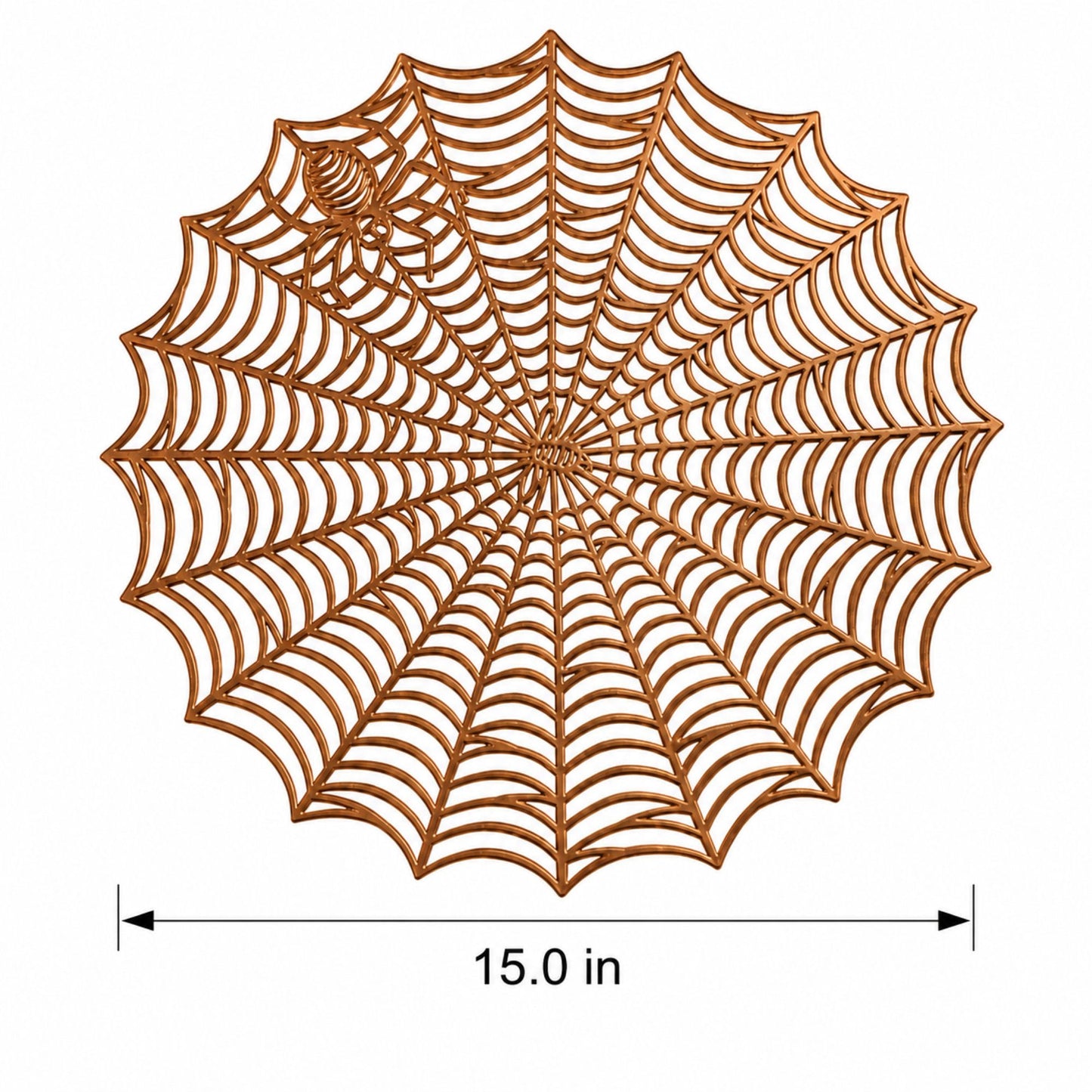 Halloween Spiderweb PVC Waterproof Non-Slip Placemat