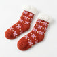 Fuzzy Bow Crew Socks 2 Pair US 5-10.5