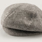 Wool Blend Houndstooth Beret Hat Vintage Painter Cap for Fall Winter