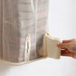 2 Pack Hanging Storage Bags Vertical Organizer Socks Storage for Closet Door Wall Space Saving
