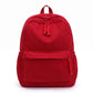 Corduroy Backpack with Front Zip Pocket Adjustable Straps and Spacious Everyday Storage