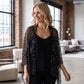 Sheer Sequin Oblong Scarf Lightweight Sparkle Mesh Shawl Wrap