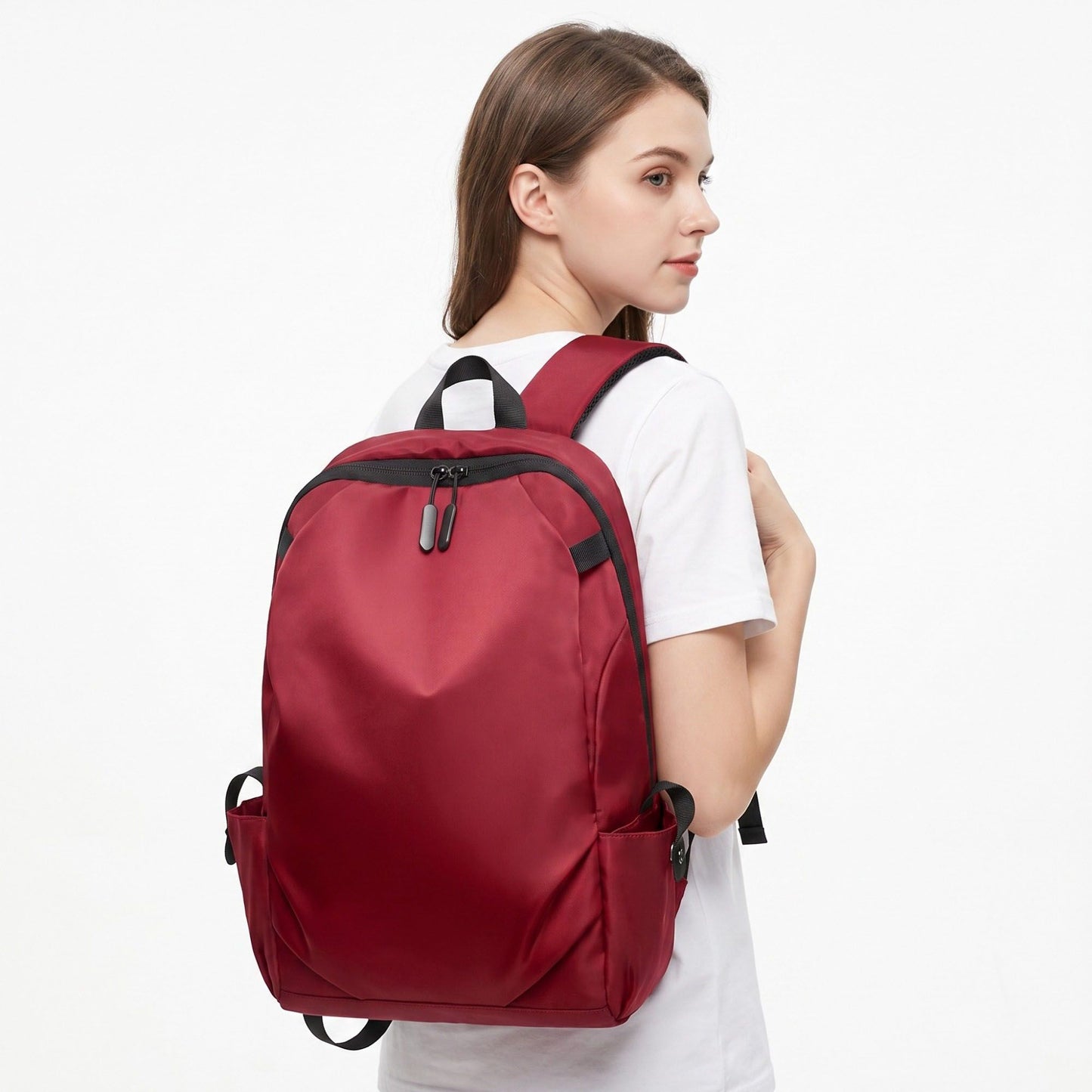 Sleek Essential Laptop Backpack - Versatile Daypack for Travel, School, and Office