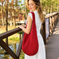 Knit Hobo Shoulder Bag with Slouchy Shape Textured Crochet Look and Wide Strap for Casual Carry
