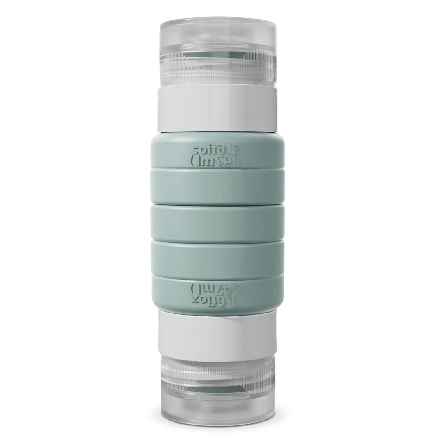 Dual Ended Refillable Travel Toiletry Squeeze Bottle
