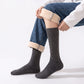 3-Pair Tall Ribbed Knit Crew Socks Set, Soft Slouchy Mid-Calf Casual Socks