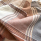 Plaid Tassel Trim Faux Cashmere-Like Winter Warm Scarf - 77IN¡Á26IN