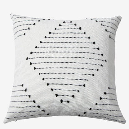 Cotton Throw Pillow 17.7*17.7 in Square Decorative Cushion for Living Room Bedroom