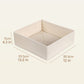 Drawer Organizer Storage Box Foldable Closet Bin Fabric Storage Basket for Dresser Shelves