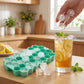 2-Piece Honeycomb Ice Cube Tray - 37-Grid Flexible Mold with Spill-Resistant Lid